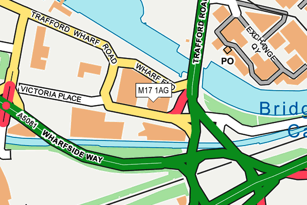 M17 1AG map - OS OpenMap – Local (Ordnance Survey) M17 1AG map - OS OpenMap – Local (Ordnance Survey)