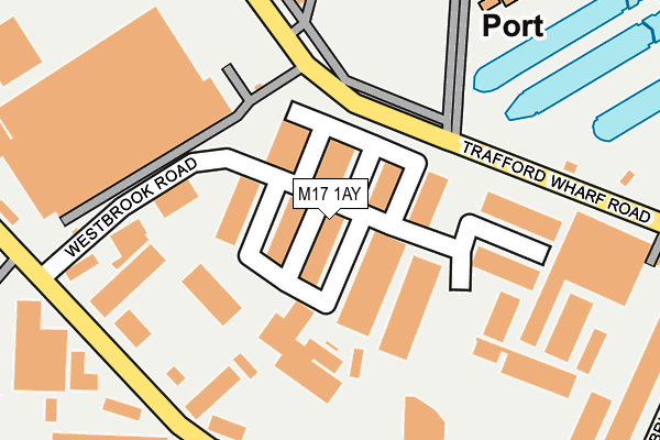 M17 1AY map - OS OpenMap – Local (Ordnance Survey) M17 1AY map - OS OpenMap – Local (Ordnance Survey)