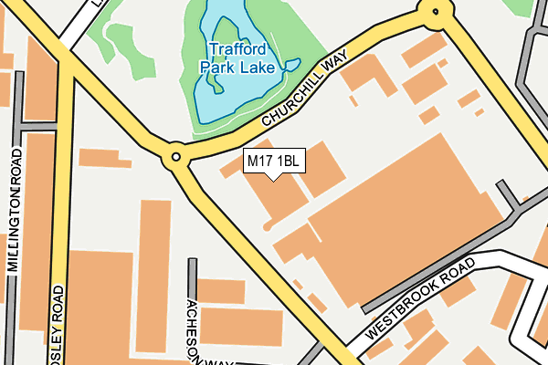 M17 1BL map - OS OpenMap – Local (Ordnance Survey) M17 1BL map - OS OpenMap – Local (Ordnance Survey)