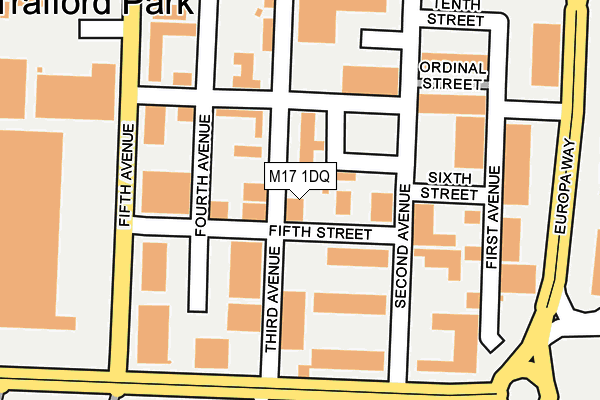 M17 1DQ map - OS OpenMap – Local (Ordnance Survey) M17 1DQ map - OS OpenMap – Local (Ordnance Survey)