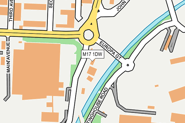 M17 1DW map - OS OpenMap – Local (Ordnance Survey) M17 1DW map - OS OpenMap – Local (Ordnance Survey)