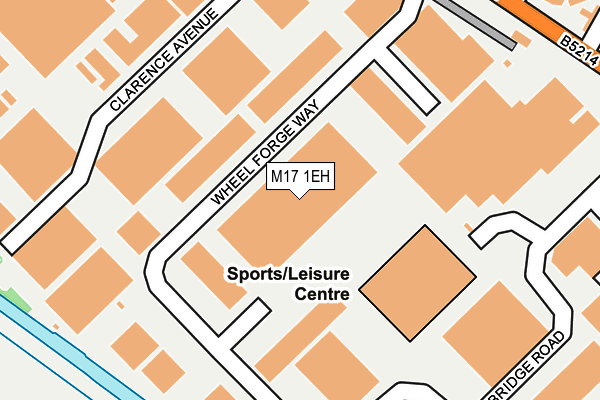M17 1EH map - OS OpenMap – Local (Ordnance Survey) M17 1EH map - OS OpenMap – Local (Ordnance Survey)