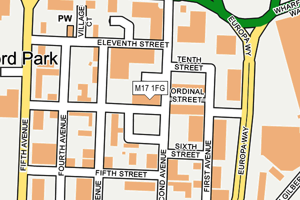 M17 1FG map - OS OpenMap – Local (Ordnance Survey) M17 1FG map - OS OpenMap – Local (Ordnance Survey)