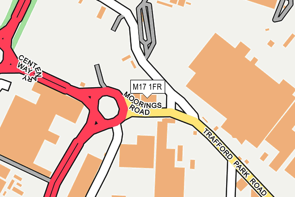 M17 1FR map - OS OpenMap – Local (Ordnance Survey) M17 1FR map - OS OpenMap – Local (Ordnance Survey)
