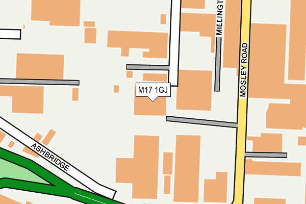 M17 1GJ map - OS OpenMap – Local (Ordnance Survey) M17 1GJ map - OS OpenMap – Local (Ordnance Survey)