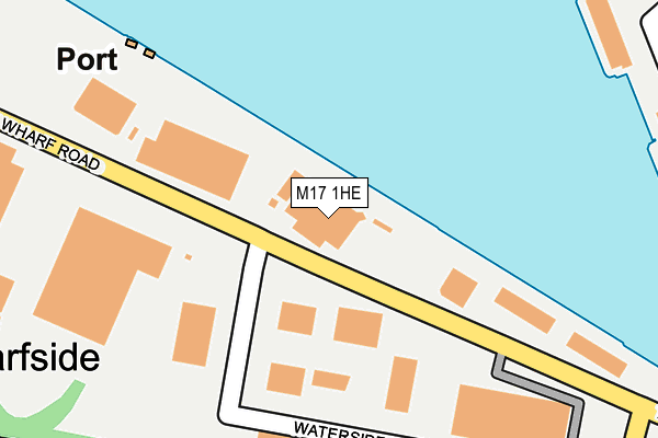 M17 1HE map - OS OpenMap – Local (Ordnance Survey) M17 1HE map - OS OpenMap – Local (Ordnance Survey)