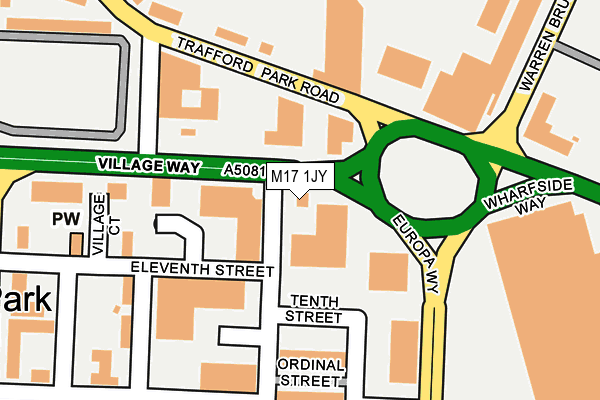 M17 1JY map - OS OpenMap – Local (Ordnance Survey) M17 1JY map - OS OpenMap – Local (Ordnance Survey)