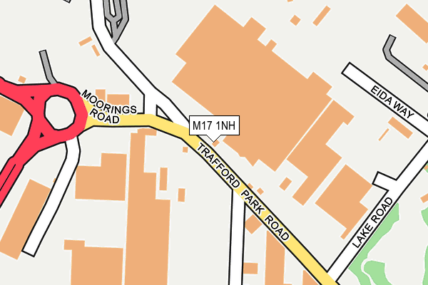 M17 1NH map - OS OpenMap – Local (Ordnance Survey) M17 1NH map - OS OpenMap – Local (Ordnance Survey)