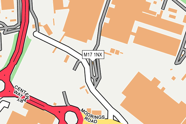 M17 1NX map - OS OpenMap – Local (Ordnance Survey) M17 1NX map - OS OpenMap – Local (Ordnance Survey)