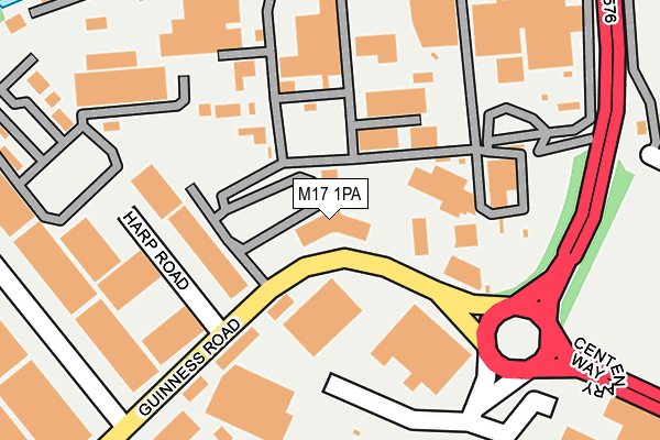 M17 1PA map - OS OpenMap – Local (Ordnance Survey) M17 1PA map - OS OpenMap – Local (Ordnance Survey)