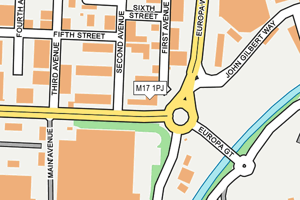 M17 1PJ map - OS OpenMap – Local (Ordnance Survey) M17 1PJ map - OS OpenMap – Local (Ordnance Survey)