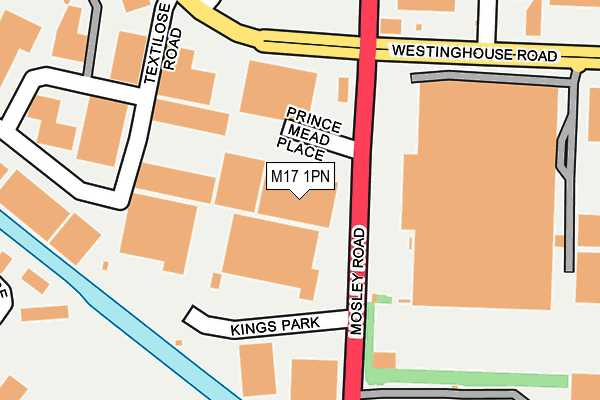M17 1PN map - OS OpenMap – Local (Ordnance Survey) M17 1PN map - OS OpenMap – Local (Ordnance Survey)