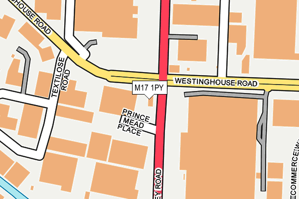 M17 1PY map - OS OpenMap – Local (Ordnance Survey) M17 1PY map - OS OpenMap – Local (Ordnance Survey)