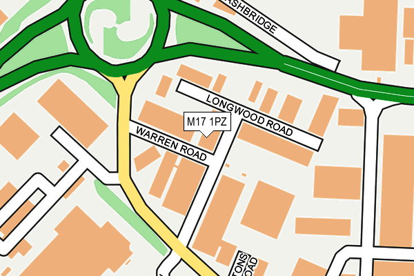M17 1PZ map - OS OpenMap – Local (Ordnance Survey) M17 1PZ map - OS OpenMap – Local (Ordnance Survey)