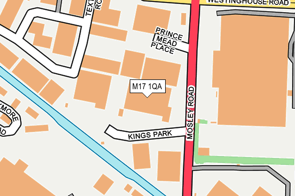 M17 1QA map - OS OpenMap – Local (Ordnance Survey) M17 1QA map - OS OpenMap – Local (Ordnance Survey)