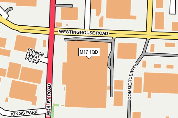 M17 1QD map - OS OpenMap – Local (Ordnance Survey) M17 1QD map - OS OpenMap – Local (Ordnance Survey)
