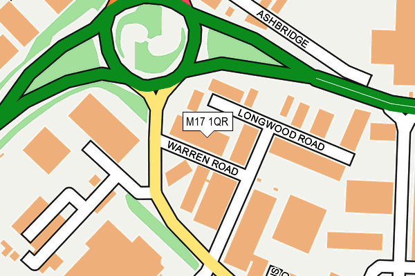 M17 1QR map - OS OpenMap – Local (Ordnance Survey) M17 1QR map - OS OpenMap – Local (Ordnance Survey)
