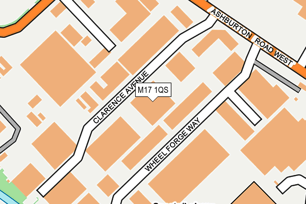 M17 1QS map - OS OpenMap – Local (Ordnance Survey) M17 1QS map - OS OpenMap – Local (Ordnance Survey)