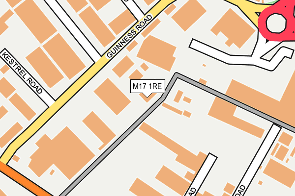 M17 1RE map - OS OpenMap – Local (Ordnance Survey) M17 1RE map - OS OpenMap – Local (Ordnance Survey)