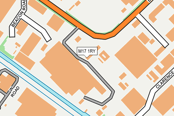 M17 1RY map - OS OpenMap – Local (Ordnance Survey) M17 1RY map - OS OpenMap – Local (Ordnance Survey)