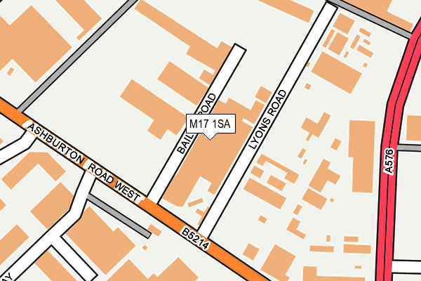 M17 1SA map - OS OpenMap – Local (Ordnance Survey) M17 1SA map - OS OpenMap – Local (Ordnance Survey)