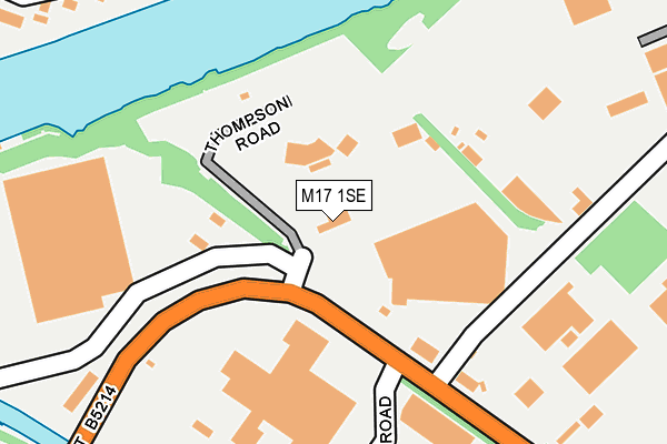 M17 1SE map - OS OpenMap – Local (Ordnance Survey) M17 1SE map - OS OpenMap – Local (Ordnance Survey)