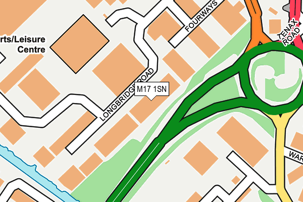 M17 1SN map - OS OpenMap – Local (Ordnance Survey) M17 1SN map - OS OpenMap – Local (Ordnance Survey)