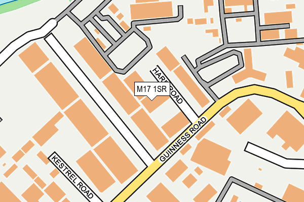 M17 1SR map - OS OpenMap – Local (Ordnance Survey) M17 1SR map - OS OpenMap – Local (Ordnance Survey)