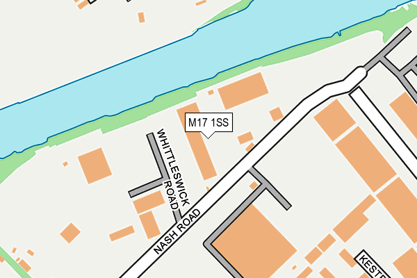 M17 1SS map - OS OpenMap – Local (Ordnance Survey) M17 1SS map - OS OpenMap – Local (Ordnance Survey)