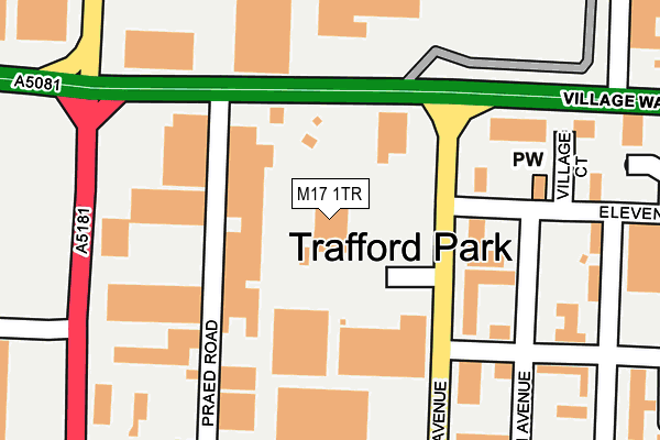 M17 1TR map - OS OpenMap – Local (Ordnance Survey) M17 1TR map - OS OpenMap – Local (Ordnance Survey)