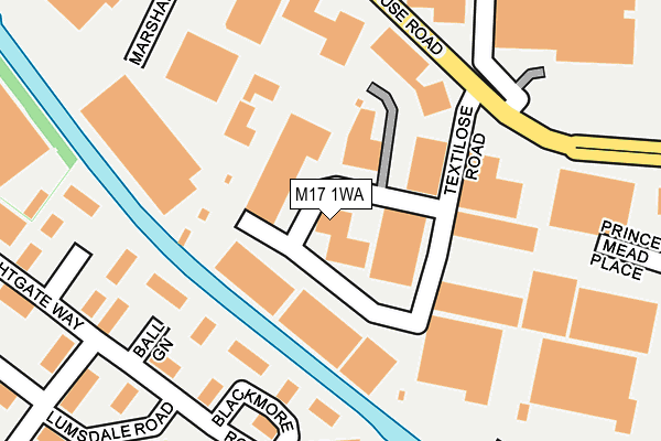 M17 1WA map - OS OpenMap – Local (Ordnance Survey) M17 1WA map - OS OpenMap – Local (Ordnance Survey)