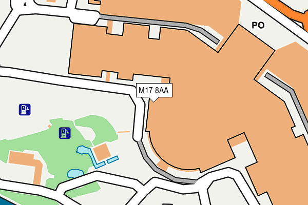 M17 8AA map - OS OpenMap – Local (Ordnance Survey) M17 8AA map - OS OpenMap – Local (Ordnance Survey)