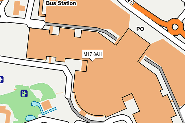 M17 8AH map - OS OpenMap – Local (Ordnance Survey) M17 8AH map - OS OpenMap – Local (Ordnance Survey)