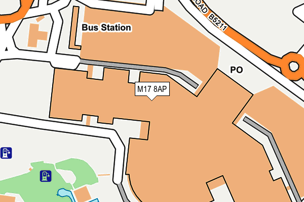 M17 8AP map - OS OpenMap – Local (Ordnance Survey) M17 8AP map - OS OpenMap – Local (Ordnance Survey)