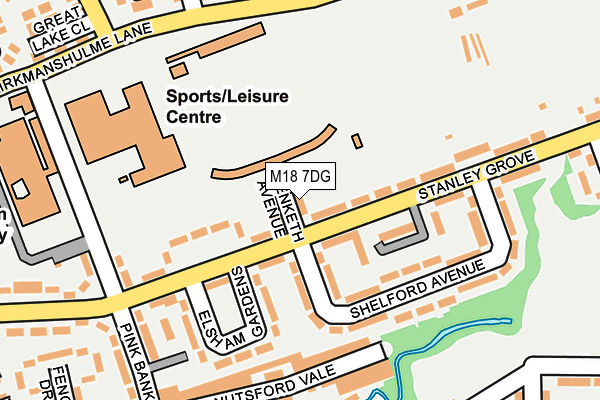 M18 7DG map - OS OpenMap – Local (Ordnance Survey) M18 7DG map - OS OpenMap – Local (Ordnance Survey)