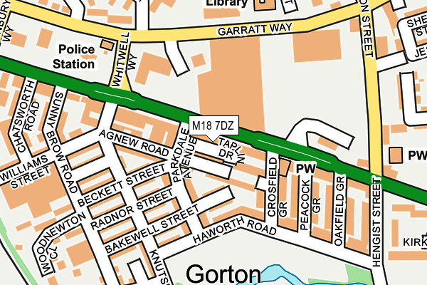 M18 7DZ map - OS OpenMap – Local (Ordnance Survey) M18 7DZ map - OS OpenMap – Local (Ordnance Survey)