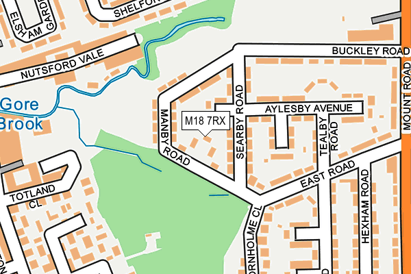 M18 7RX map - OS OpenMap – Local (Ordnance Survey) M18 7RX map - OS OpenMap – Local (Ordnance Survey)