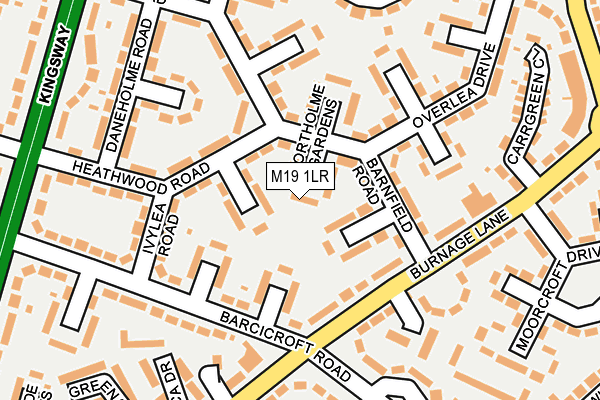 M19 1LR map - OS OpenMap – Local (Ordnance Survey) M19 1LR map - OS OpenMap – Local (Ordnance Survey)