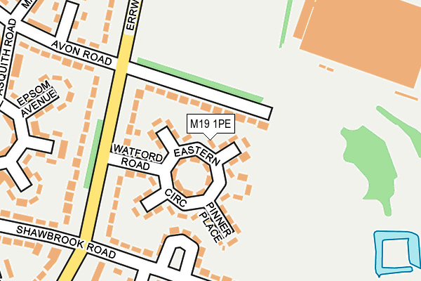 M19 1PE map - OS OpenMap – Local (Ordnance Survey) M19 1PE map - OS OpenMap – Local (Ordnance Survey)