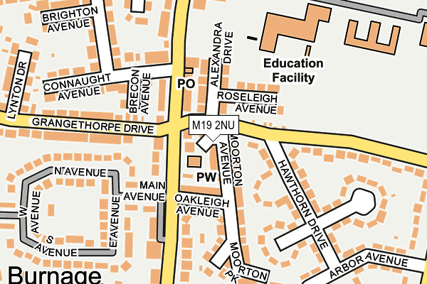 M19 2NU map - OS OpenMap – Local (Ordnance Survey) M19 2NU map - OS OpenMap – Local (Ordnance Survey)