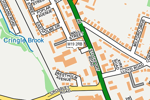 M19 2RB map - OS OpenMap – Local (Ordnance Survey) M19 2RB map - OS OpenMap – Local (Ordnance Survey)