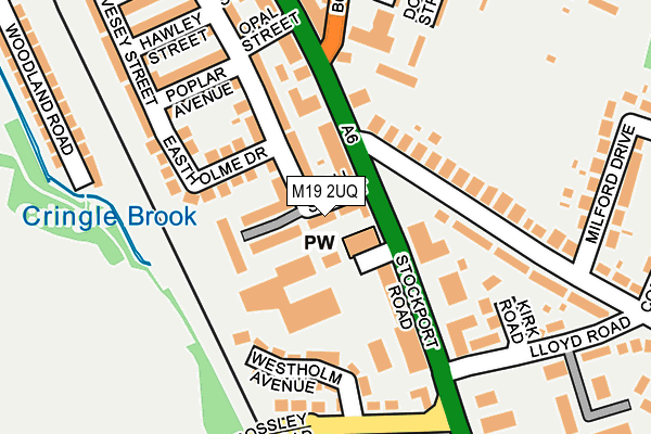 M19 2UQ map - OS OpenMap – Local (Ordnance Survey) M19 2UQ map - OS OpenMap – Local (Ordnance Survey)