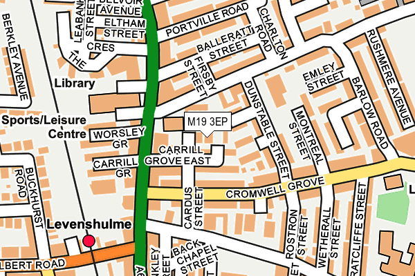 M19 3EP map - OS OpenMap – Local (Ordnance Survey) M19 3EP map - OS OpenMap – Local (Ordnance Survey)
