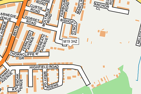 M19 3HZ map - OS OpenMap – Local (Ordnance Survey) M19 3HZ map - OS OpenMap – Local (Ordnance Survey)