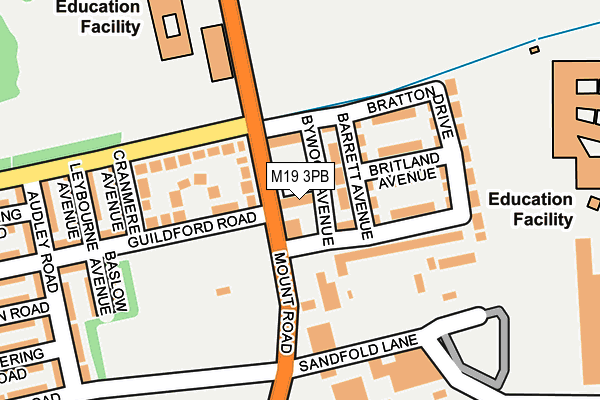 M19 3PB map - OS OpenMap – Local (Ordnance Survey) M19 3PB map - OS OpenMap – Local (Ordnance Survey)
