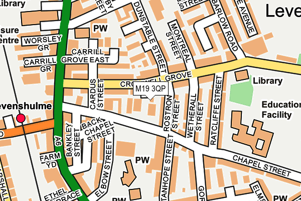 M19 3QP map - OS OpenMap – Local (Ordnance Survey) M19 3QP map - OS OpenMap – Local (Ordnance Survey)