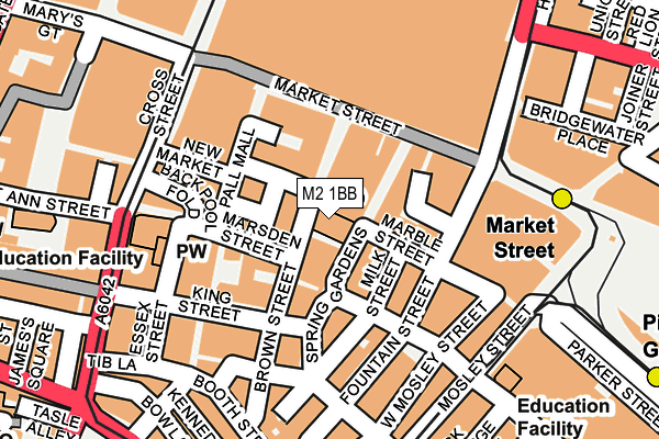 M2 1BB map - OS OpenMap – Local (Ordnance Survey) M2 1BB map - OS OpenMap – Local (Ordnance Survey)