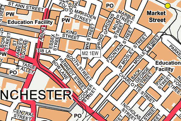M2 1EW map - OS OpenMap – Local (Ordnance Survey) M2 1EW map - OS OpenMap – Local (Ordnance Survey)