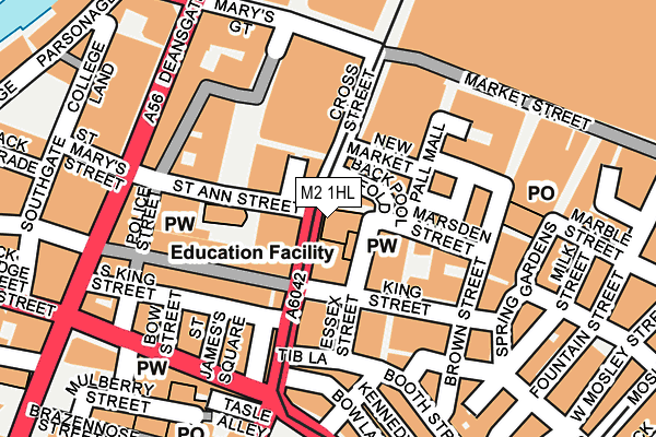 M2 1HL map - OS OpenMap – Local (Ordnance Survey) M2 1HL map - OS OpenMap – Local (Ordnance Survey)