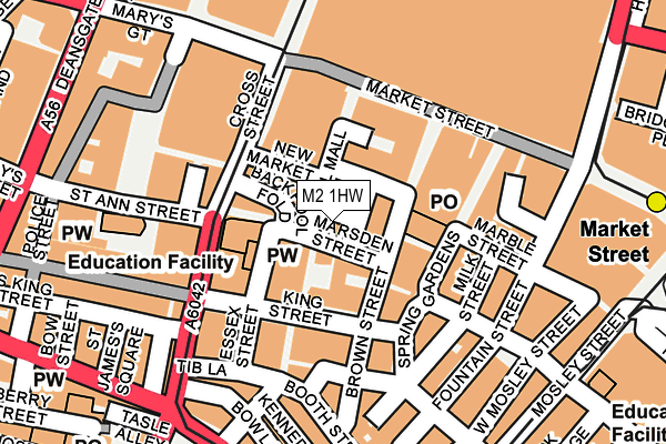 M2 1HW map - OS OpenMap – Local (Ordnance Survey) M2 1HW map - OS OpenMap – Local (Ordnance Survey)